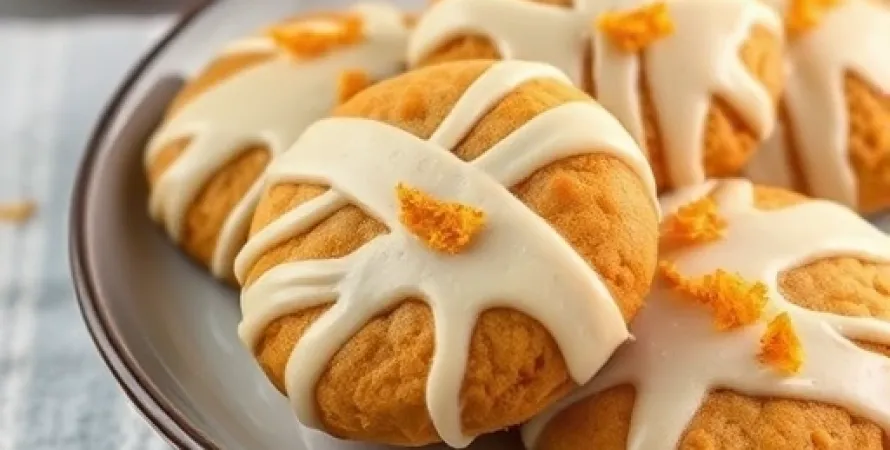 Cookies à la bière blanche avec glaçage à l'orange