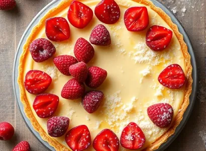 Tarte aux fruits rouges