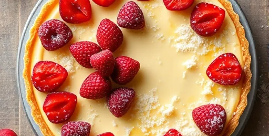 Tarte aux fruits rouges