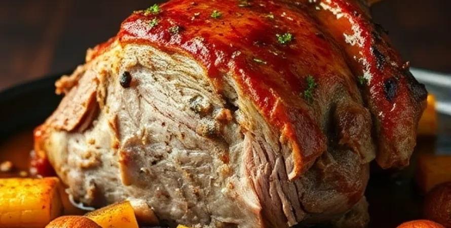 Épaule de porc braisée