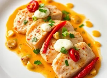 Escalopes de dinde au chili crémeux