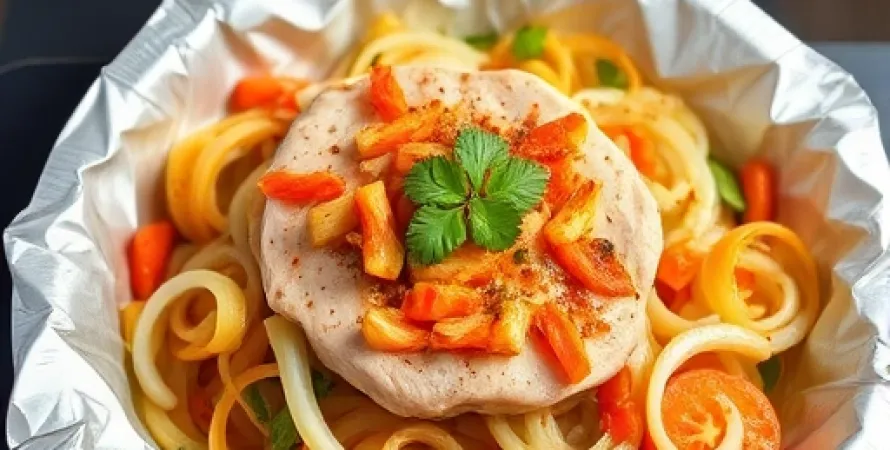 Farce au kimchi