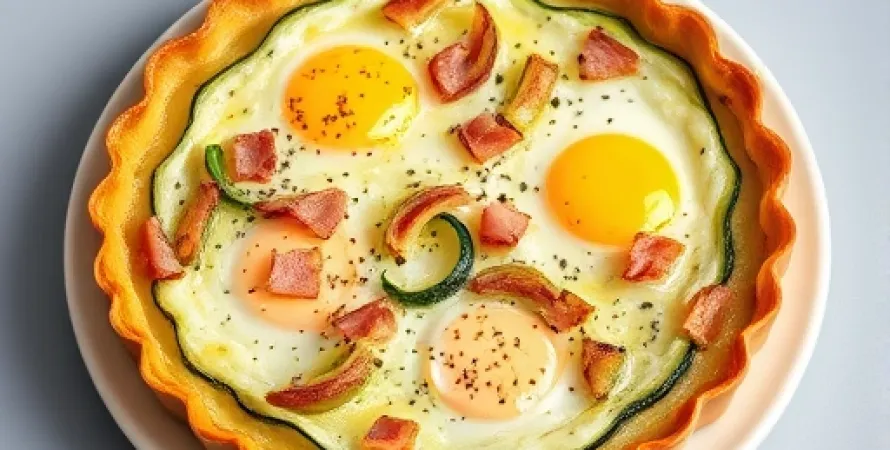 Tarte au courgette pour petit déjeuner