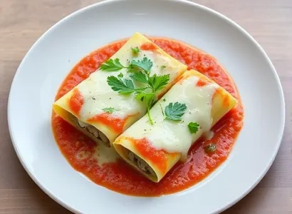 Cannelloni de veau au camembert