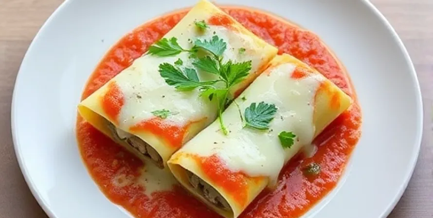 Cannelloni de veau au camembert