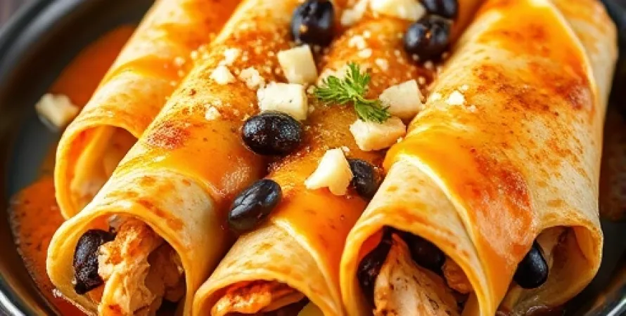 Tacos roules au four