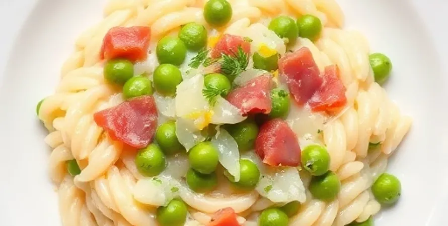 Risotto aux petits pois et prosciutto