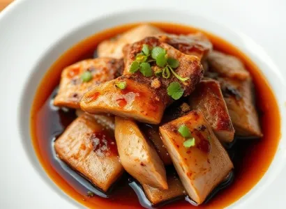 Porc au vinaigre et sauce soja