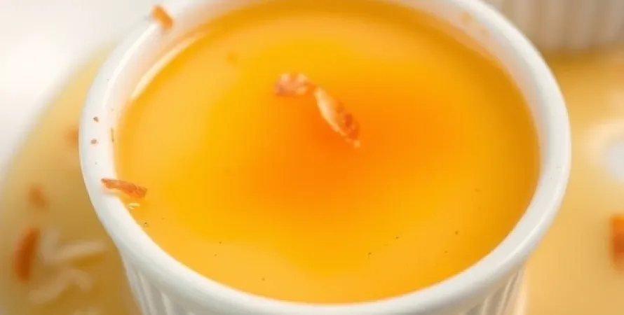 Flan aux noix de coco