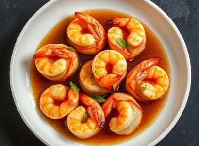 Pâtes aux crevettes bang bang