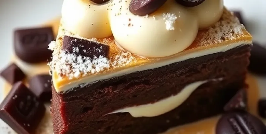 Semifreddo au chocolat noir
