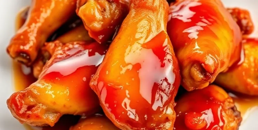 Ailes de poulet au miel et sauce asiatique