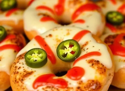 Bagels chauds et épícés