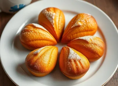 Madeleines au café