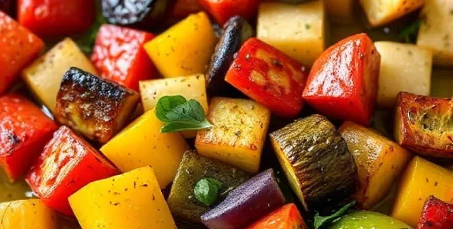 Légumes méditerranéens au four