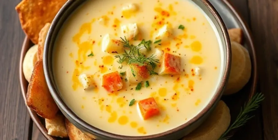 Potage de Vermont au Cheddar