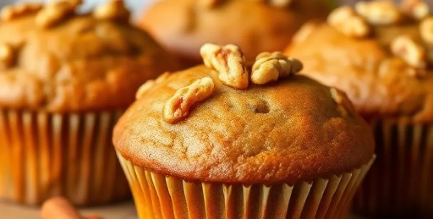 Muffins aux pommes et canelle vegan