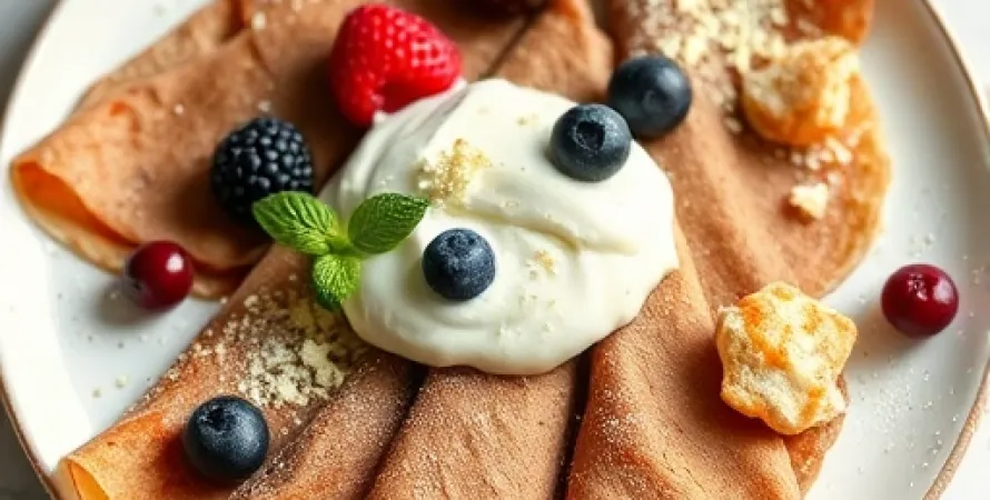 Crêpes au cacao