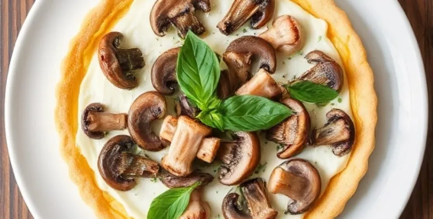 Tarte aux champignons