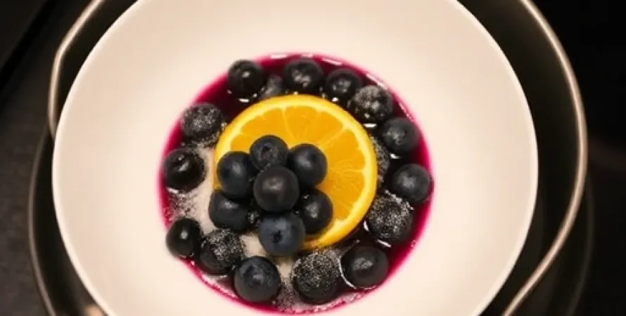 Compote de myrtilles