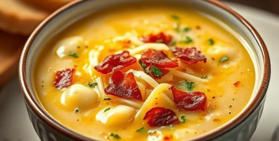 Soupe de pomme de terre au fromage