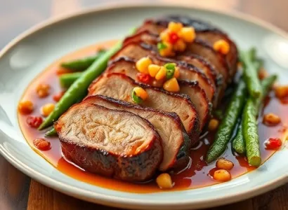 Porc Tenderloin Épicé au Four