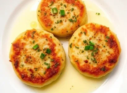 Galettes de saumon à la pomme de terre