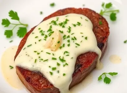 Filet de boeuf au fromage herbe