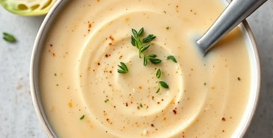 Potage crémeux de chou