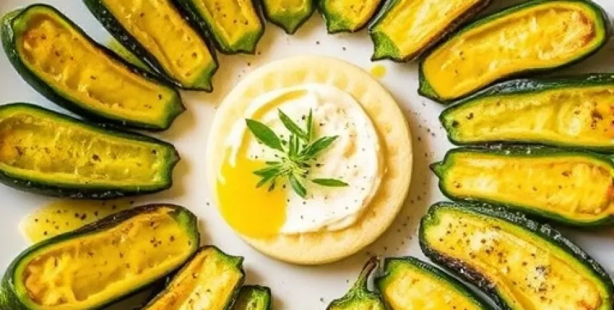 Courgettes au persil