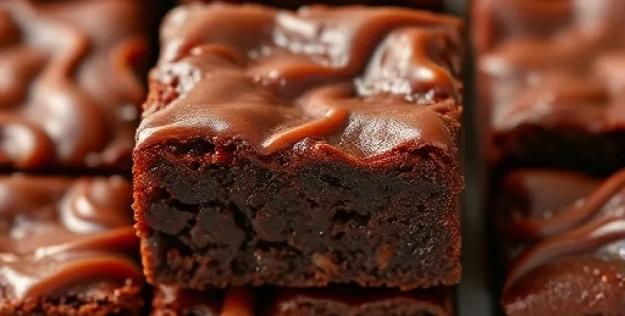 Brownies au Chocolat Glacés