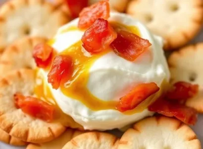 Tartine fromage chutney bacon