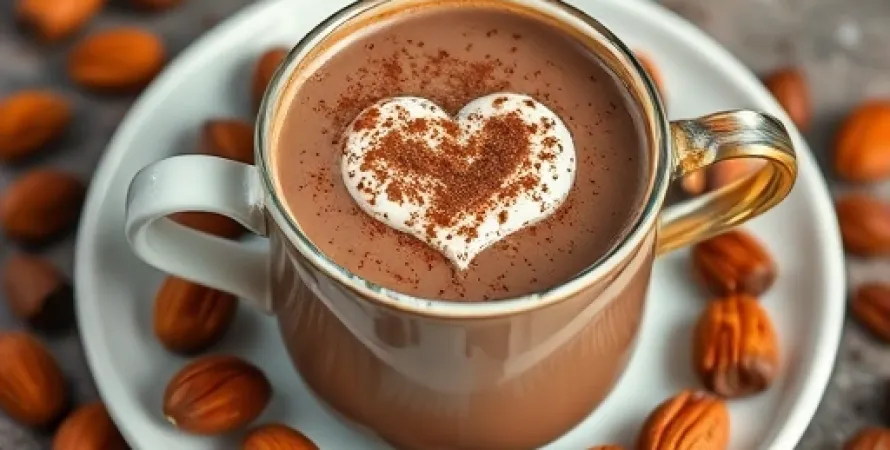 Chocolat chaud aux amandes