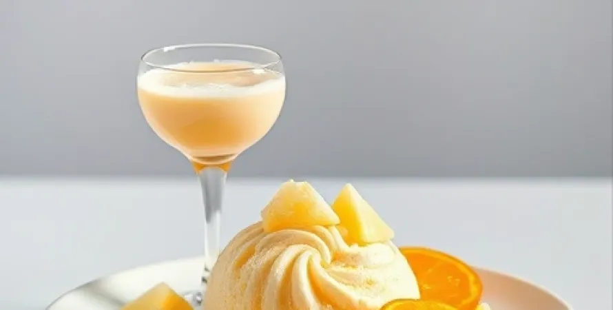 Sherbets de pina colada