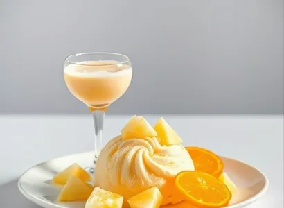 Sherbets de pina colada