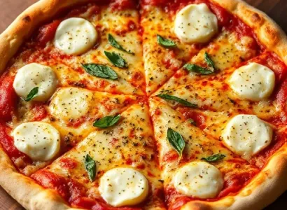 Pizza à l'ail