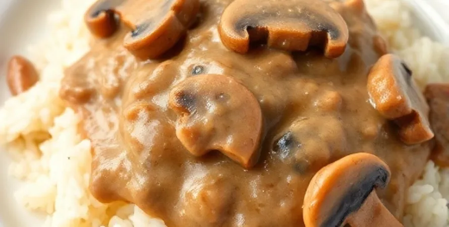 Riz crémeux aux champignons