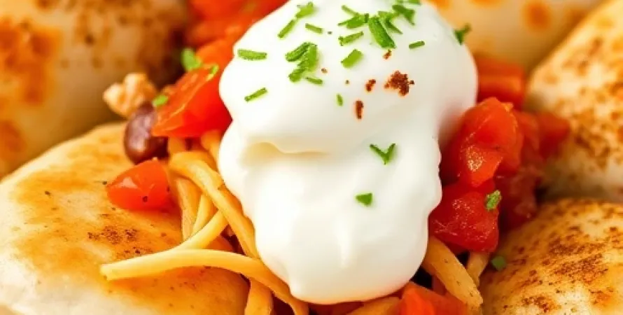 Chimichangas de dinde et fromage