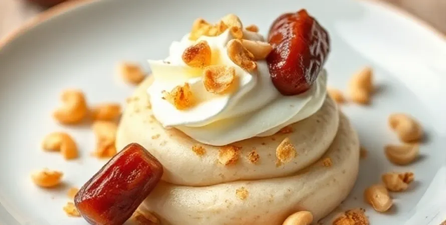 Nougatine aux dattes et noix de cashew