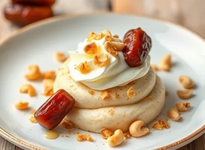 Nougatine aux dattes et noix de cashew