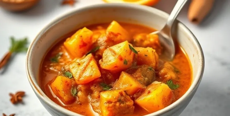 Curry aux épices et orange