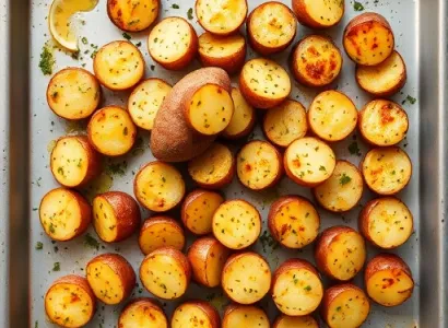 Pommes de terre rôties à la grecque