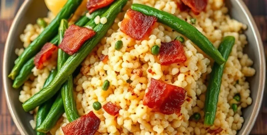 Haricots verts à la cajun