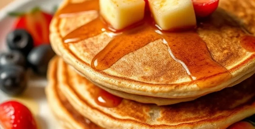 Pancakes de blé entier