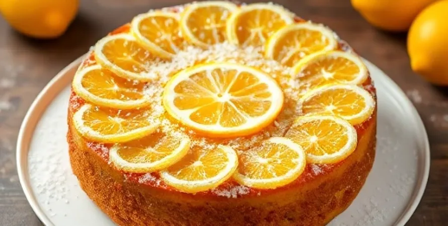 Gâteau au citron et graines de pavot