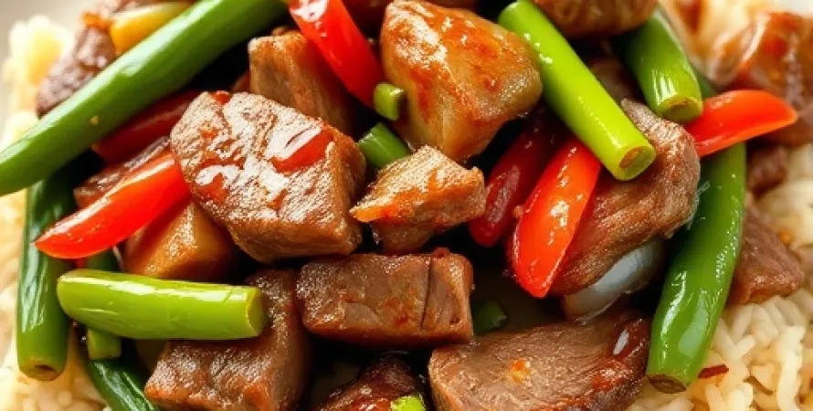 Steak au piment chinois