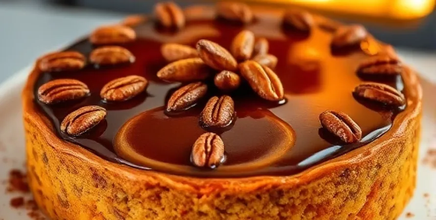 Gâteau aux Pécanes et Café