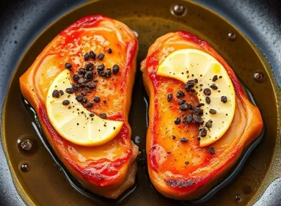 Côtes de porc au miel et moutarde