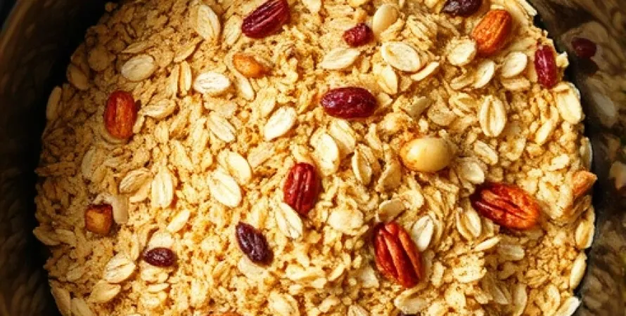 Muesli cuit au crock-pot