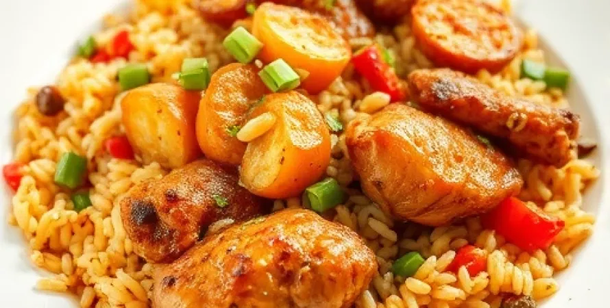 Poulet et Riz Créole